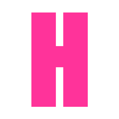 Wonderbaarlijk Pink Wheelie Bin Letter H - Bespoke Wheelie Bin Numbers and decals GU-94