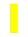 Yellow Wheelie Bin Letter I