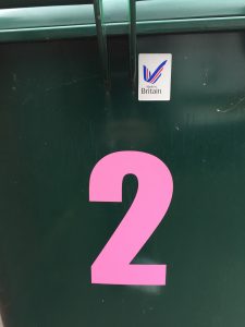 Pink Bin Number