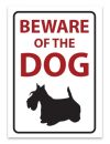Beware of the dog Yorkshire terrier sticker