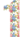 vintage floral wheelie bin number 1