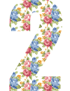 vintage floral wheelie bin number 2